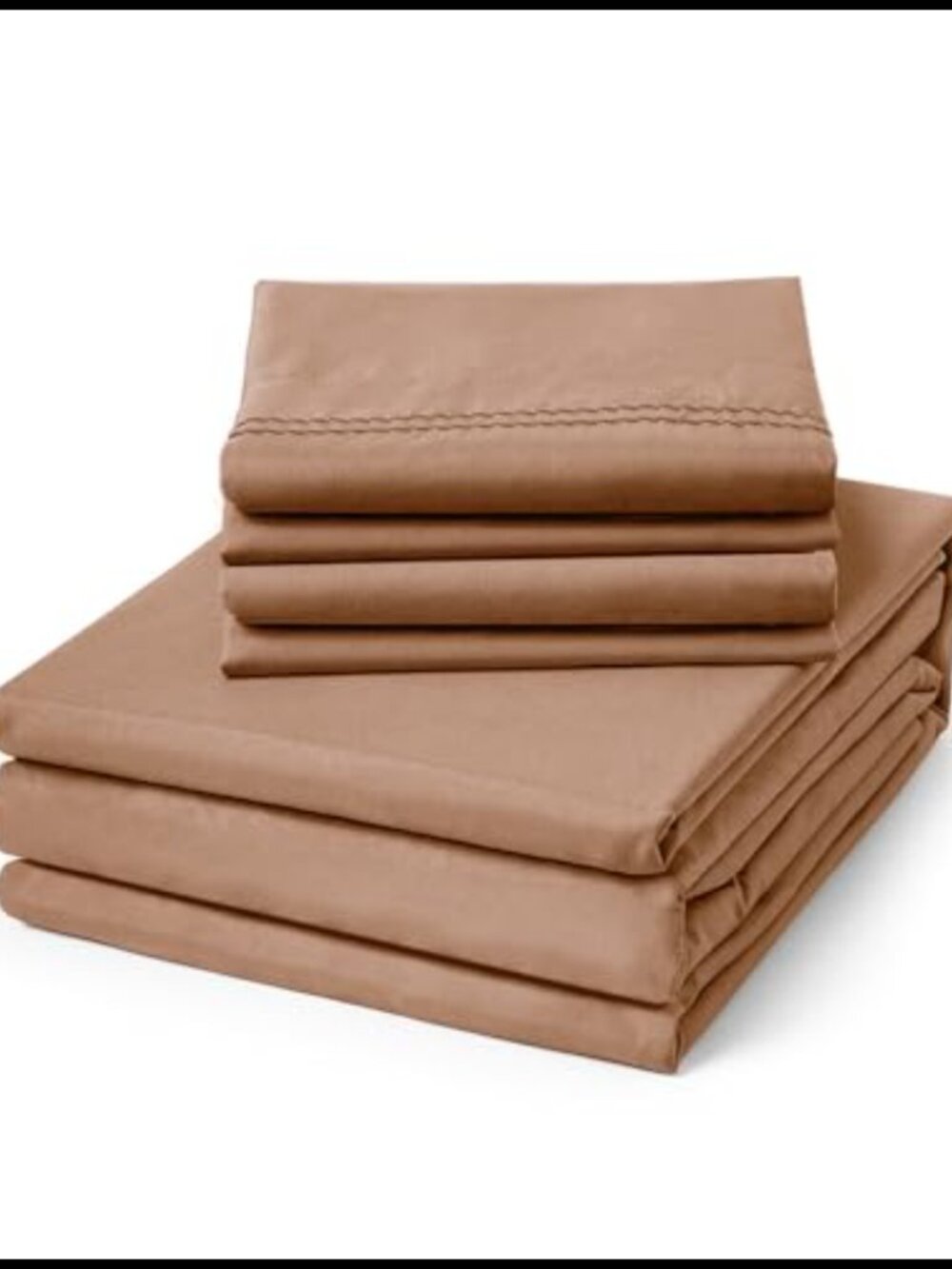 ClevaHome King 6-Piece Sheet Set Microfiber Deep Pocket Embroidered